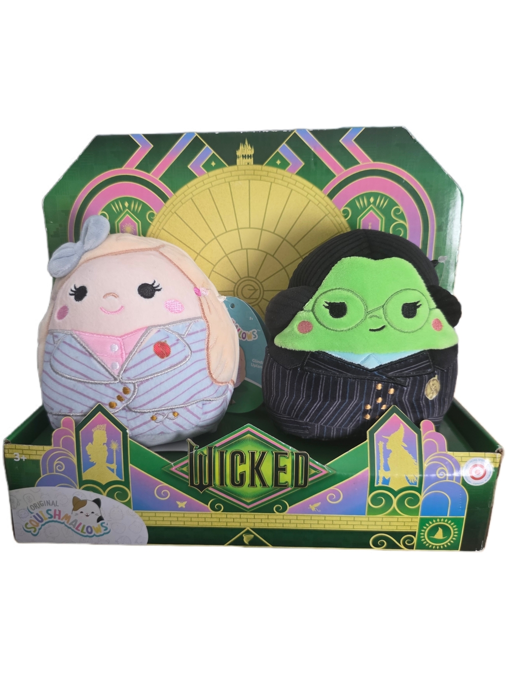 Squishmallows × Wicked - Elphaba & Glinda Duo Set